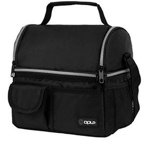 OPUX Insulated Dual Compartment Lunch Bag for Men,